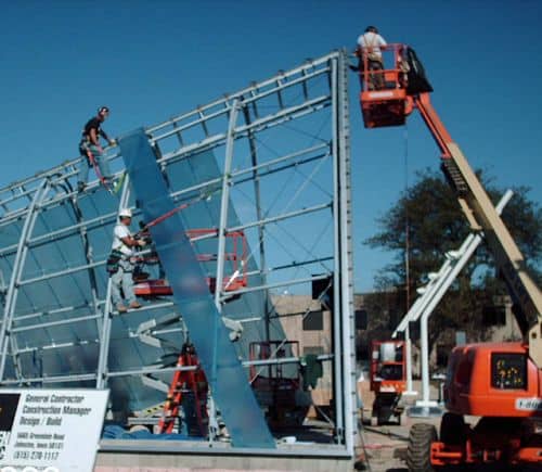 Polycarbonate wall system installation