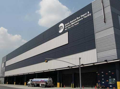 NYCT Grand Avenue Bus Depot and Central Maintenance Facility