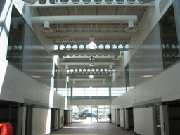 Interior polycarbonate wall system