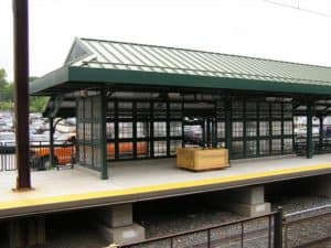 mortarless glass block - EXTECH's MATRIXWALL for SEPTA in Philadelphia, PA