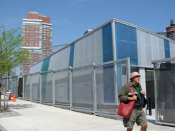 Translucent Polycarbonate Wall System in NYC
