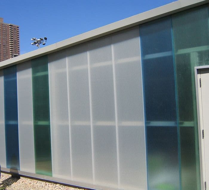 Translucent Polycarbonate Wall System in NYC