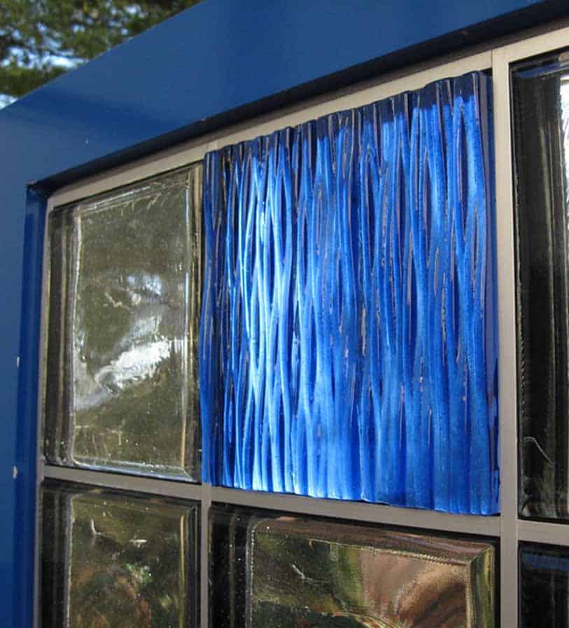 Arts in Transit - EXTECH's GRIDLOCK mortarless glass block system 