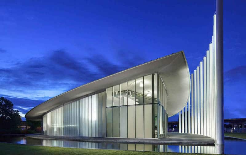 EXTECH's LIGHTWALL for the Chesapeake Boathouse in Oklahoma City, OK