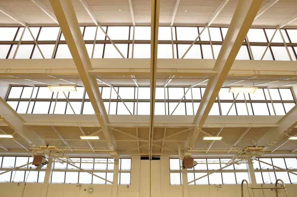 polycarbonate windows for recreation - EXTECH's TECHVENT 5300 for the MLK, Jr. Middle School Gymnasium in Berkeley, CA
