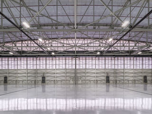 daylighting for aviation - EXTECH's LIGHTWALL 3440 & SKYGARD 3300 at Dupage Airport in Chicago, IL