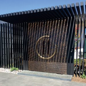 Muntz Metal Brass Door