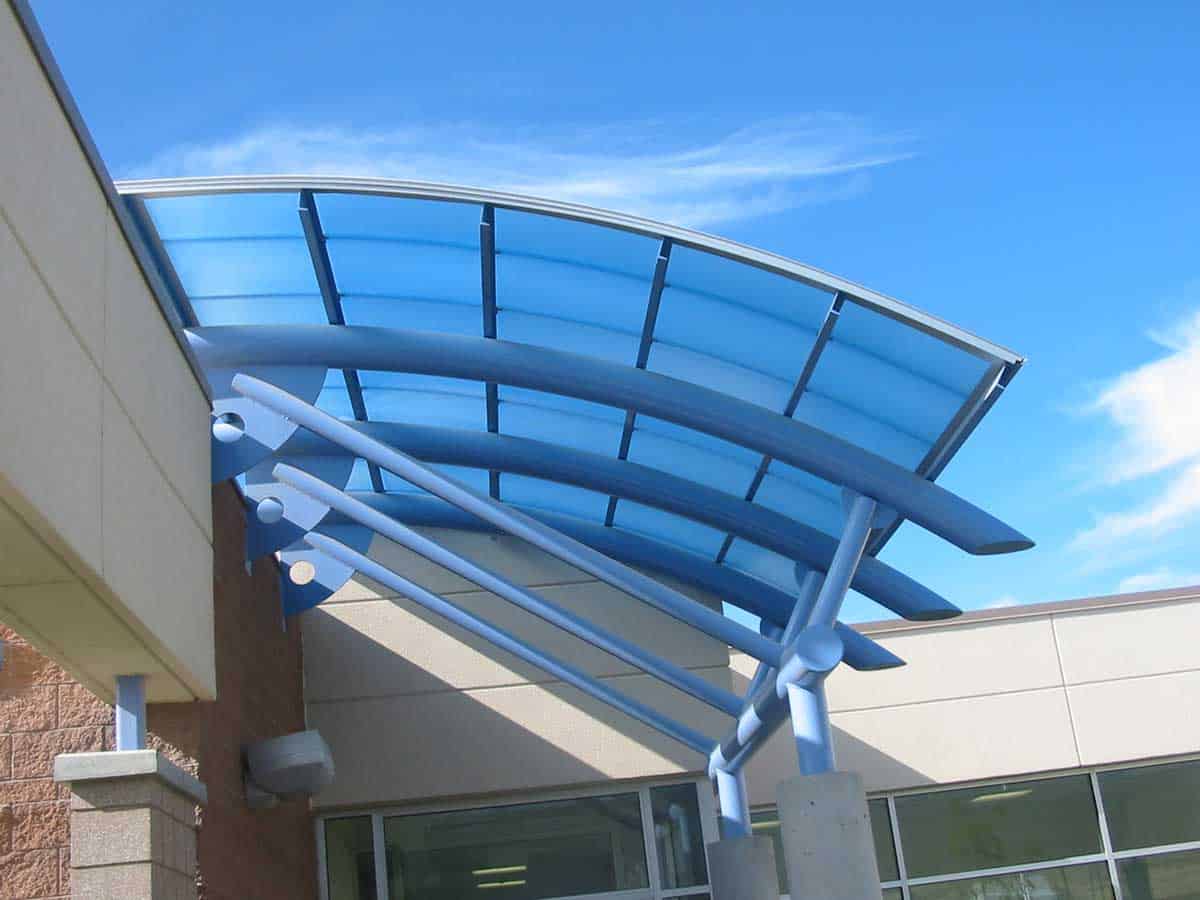 Translucent canopy - Industrial Polycarbonate