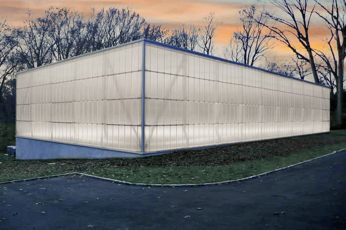 Tennis Court Translucent Wall System
