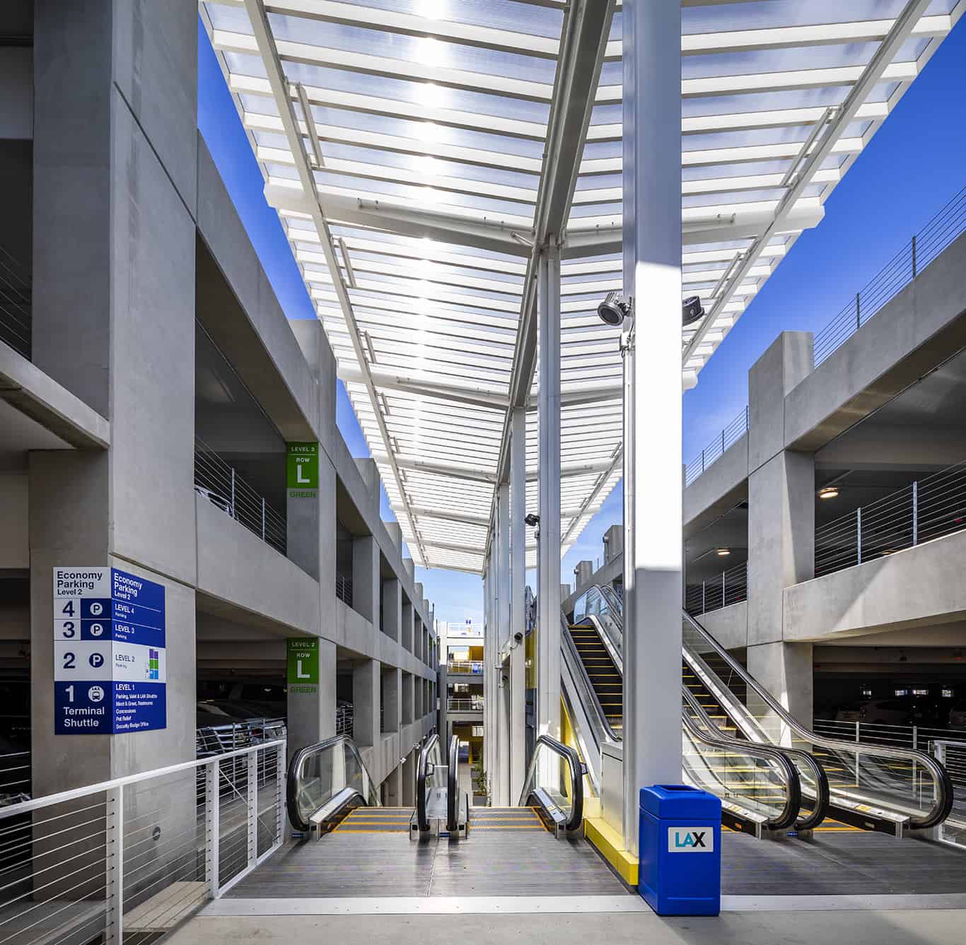 LAX Economy Parking Facility Canopies