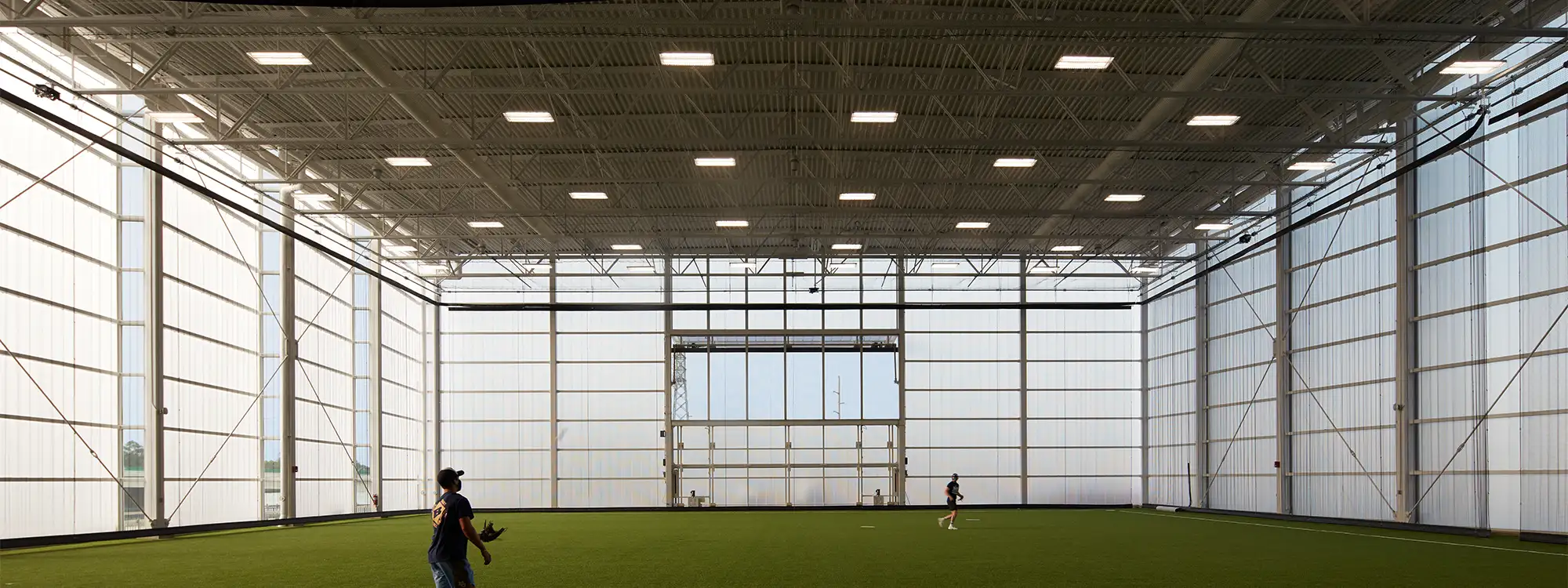 Polycarbonate Translucent Wall Systems  for Athletic Facilities