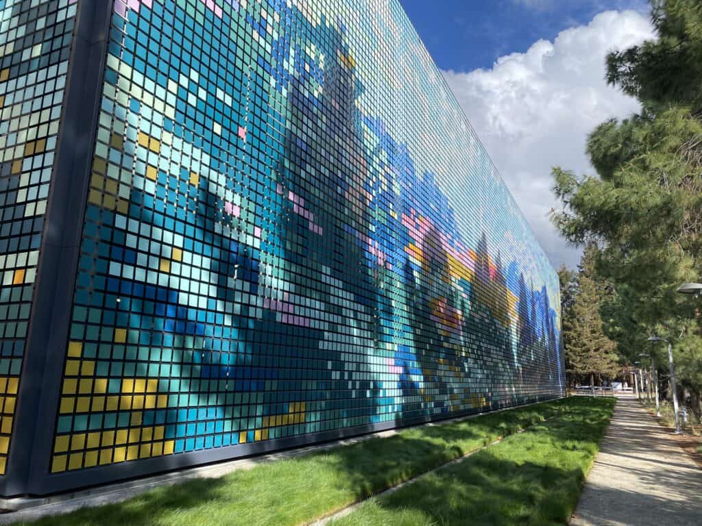 Kinetic Architecture - Pixelated Mural Facade