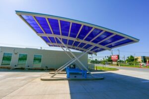 Curved Polycarbonate Canopy System