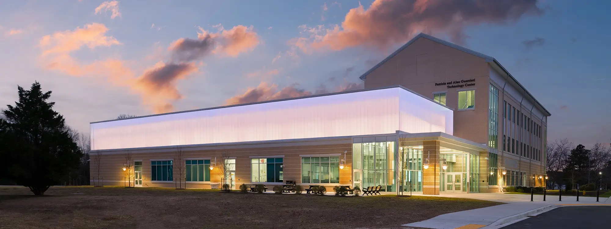 Polycarbonate Translucent Wall System at Wor-Wic Community College