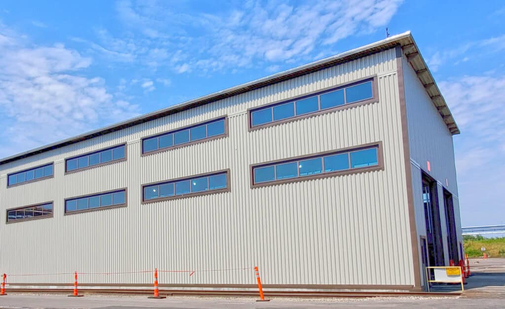 BNSF Argentine Yard Exterior - Industrial Window Renovation