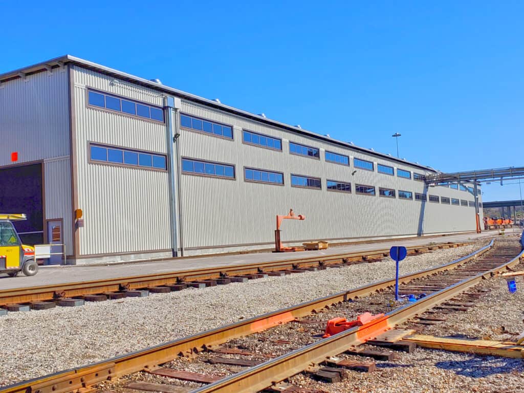 BNSF Argentine Yard Exterior - Industrial Window Renovation