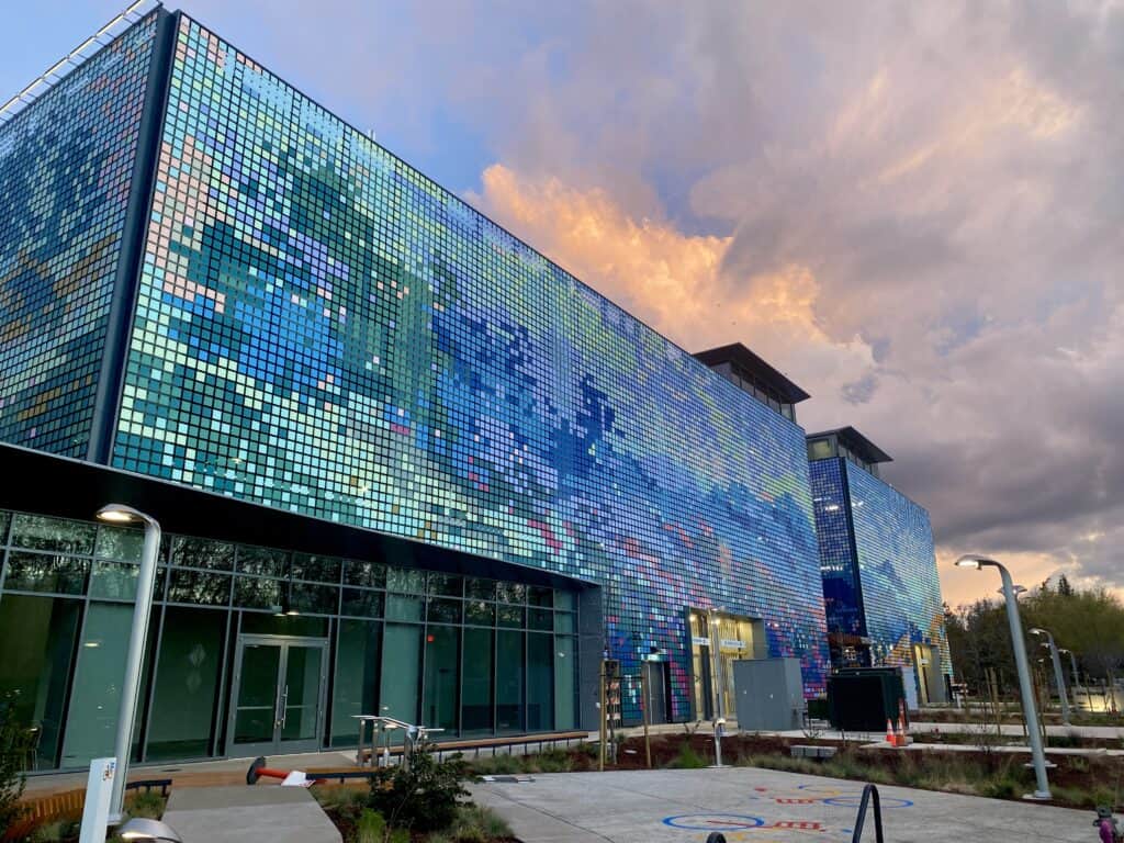 KINETICWALL mural at Google