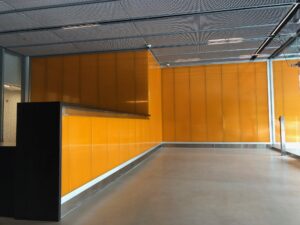 Interior translucent wall panels