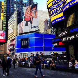 Backlit Facade - NYC Times Square