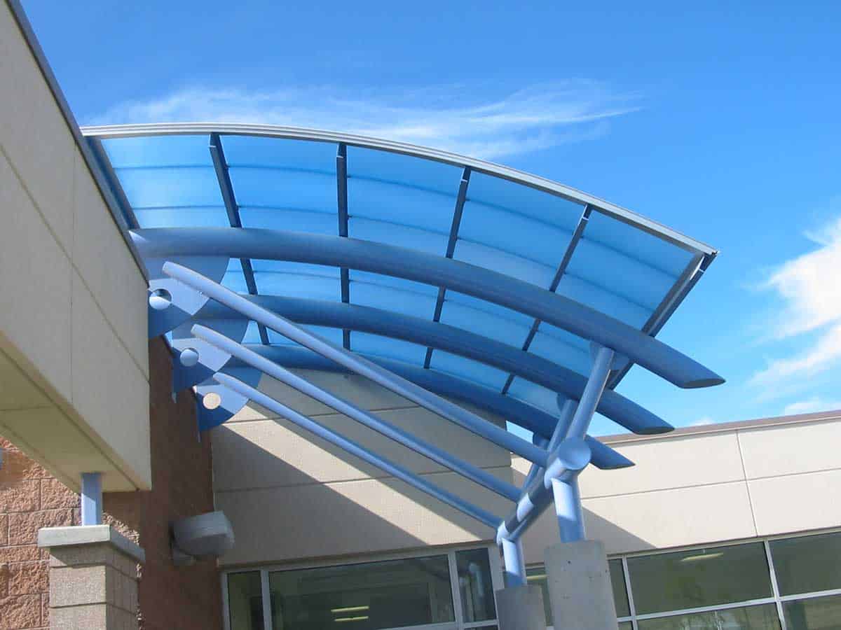 SKYSHADE 3100 - Standing seam translucent canopy