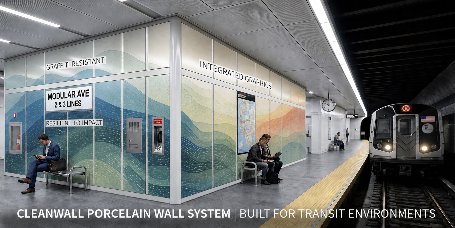 CLEANWALL with graphic