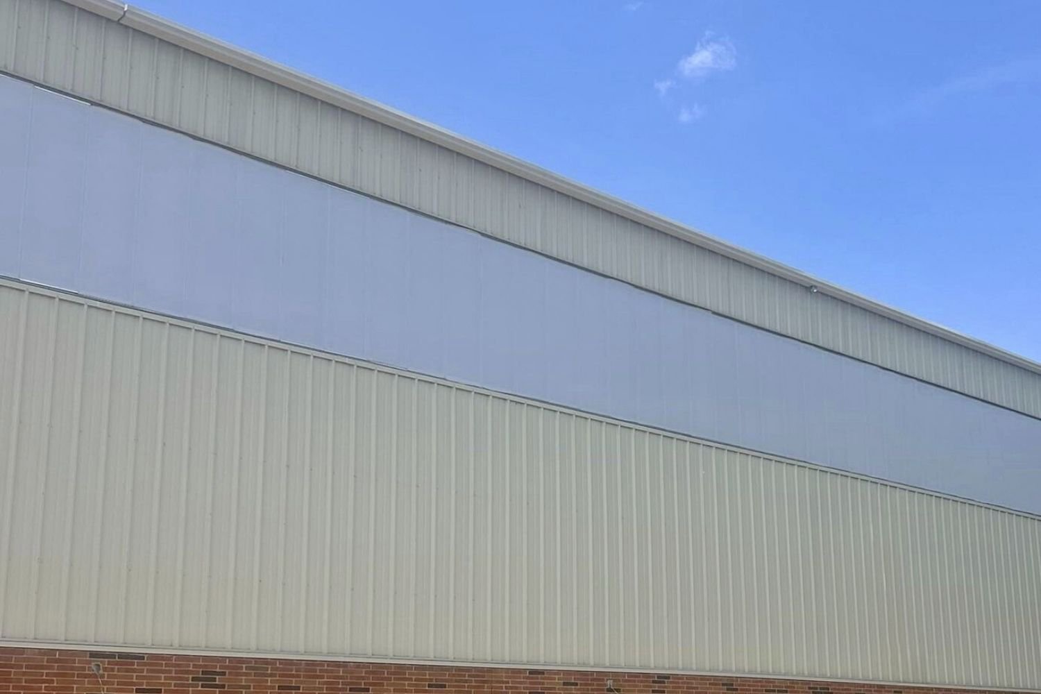 A modern industrial building with Translucent Wall Systems.
