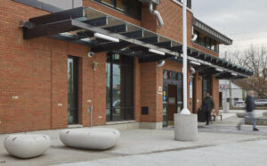 Glass Canopies for Allandale Transit Terminal